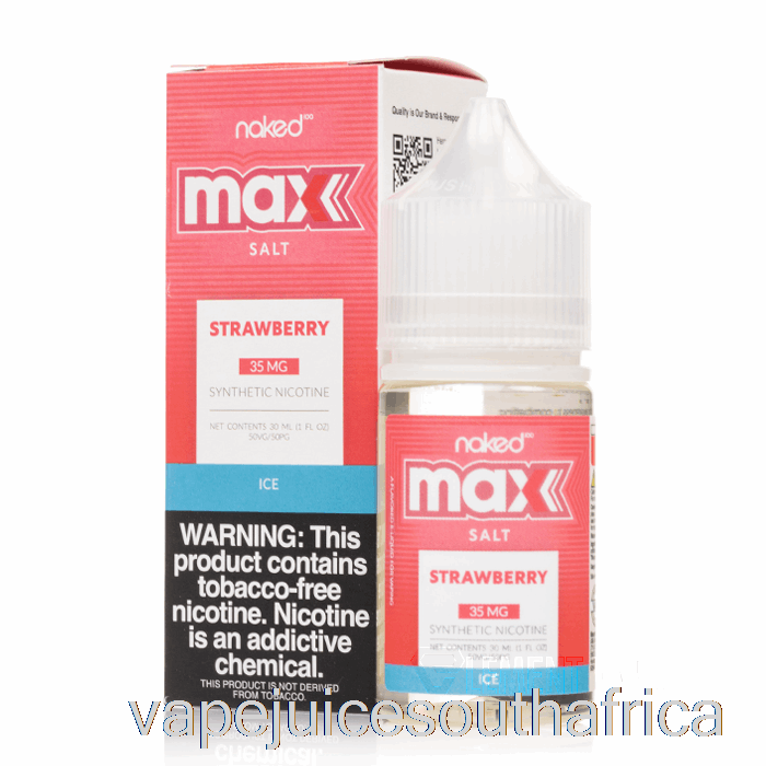 Vape Pods Ice Strawberry - Naked Max Salt - 30Ml 35Mg